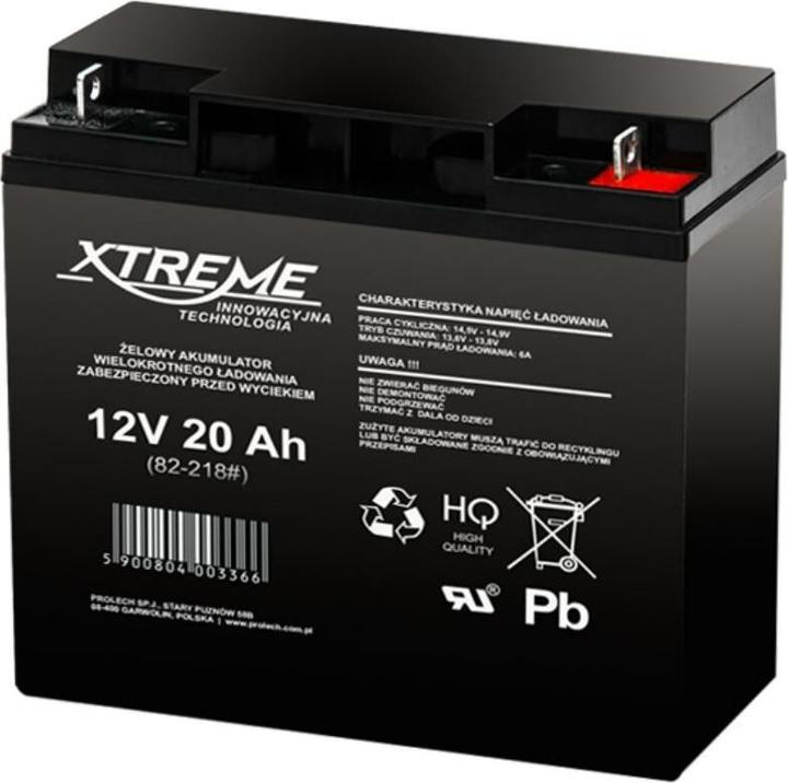Produktbild Xtreme Akumulator 12V/20Ah (82-218#)