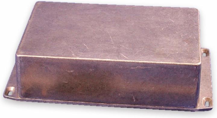 Image du produit Hammond Boîtier en aluminium, 1590DFL, 187,5x119,5x56 mm, avec bride de fixation (Boîtier)