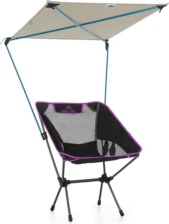 Image du produit Normani Chaise de camping Moak avec parasol - 8603