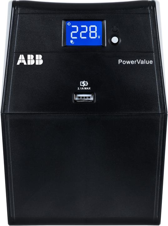 Produktbild ABB PowerValue 11LI Up 1000VA (1000 VA, 600 W, Line-Interaktiv USV)