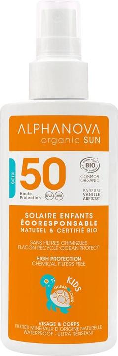 Produktbild Alphanova SUN Spray Kids bio SPF50 ohne Nanopartikel (Sonnenspray, SPF 50, 157 g)