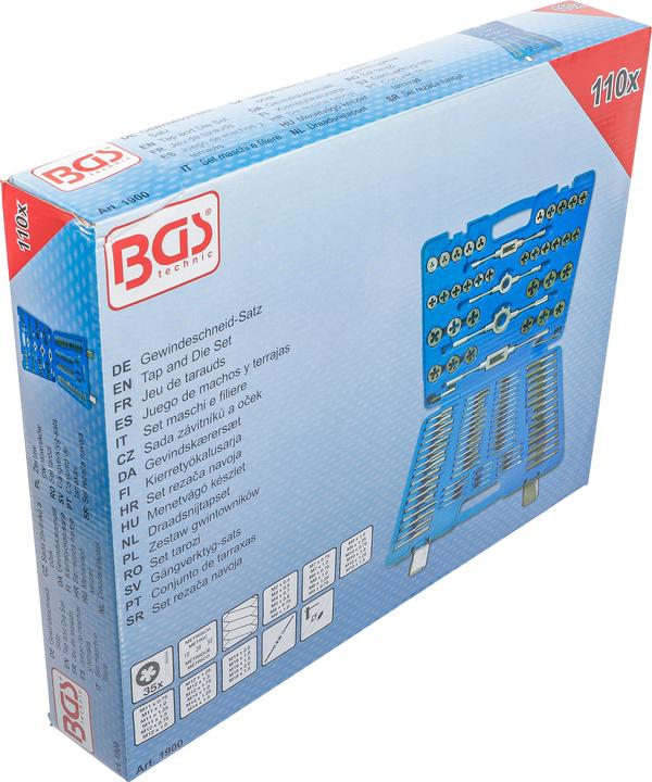 Image du produit BGS Jeu de tarauds M2-M18 110 pièces