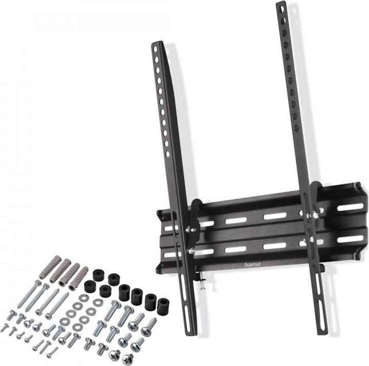 Produktbild Hama TV-Wandhalterung, neigbar, 165 cm (65") bis 35 kg, Wandabstand 2,8 cm (Wand, 65", 35 kg)