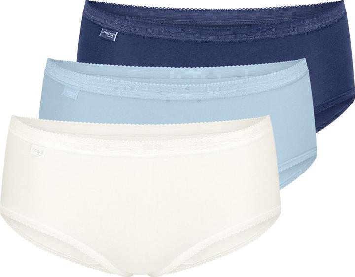 Image du produit Sloggi Unterhose BASIC+ MIDI Damen-Slip 3er Pack (40, Lot de 3)