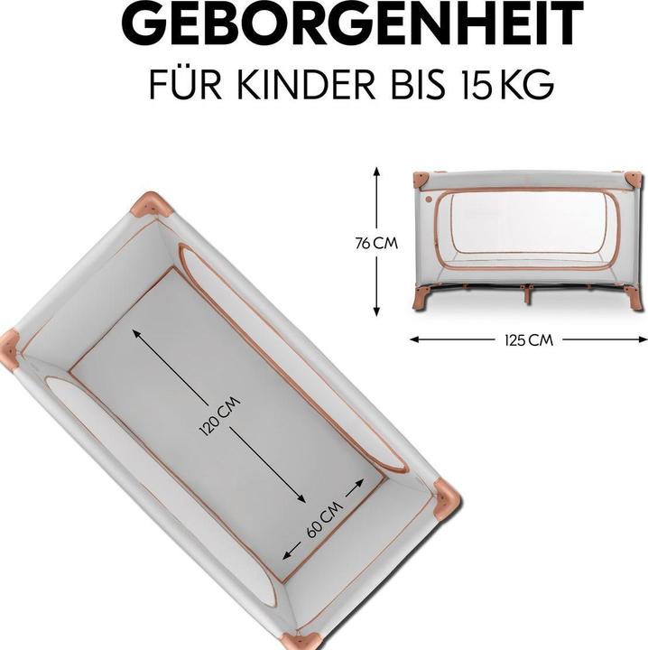 Produktbild Hauck Reisebetten Reisebett Set Dream N Play Plus inkl. Alvi