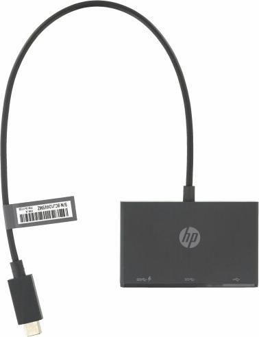Actual product image HP USB-C zu USB-A Hub Z6A00AA (USB-C, 3 Ports)