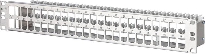 Immagine prodotto Metz Connect BTR E-DAT rack per moduli 48pcs 1.5U in acciaio inox per 48 moduli schermati singolarmente Ede...