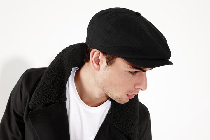 Actual product image Beechfield Peaked Cap Cap With Herringbone Pattern (XL)