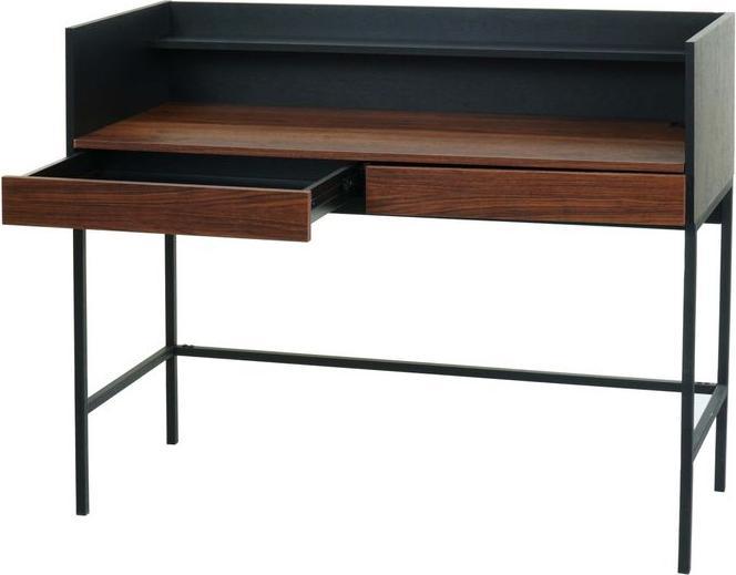 Immagine prodotto Mendler Scrivania HWC-J79, 120x50x99cm legno metallo, aspetto noce