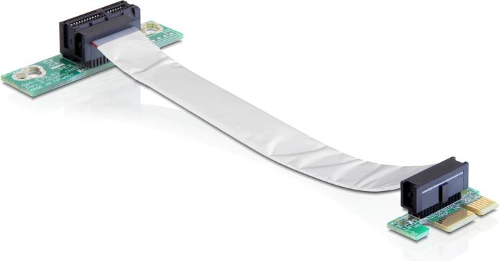 Delock Riser Card PCIe x1 câble flexible