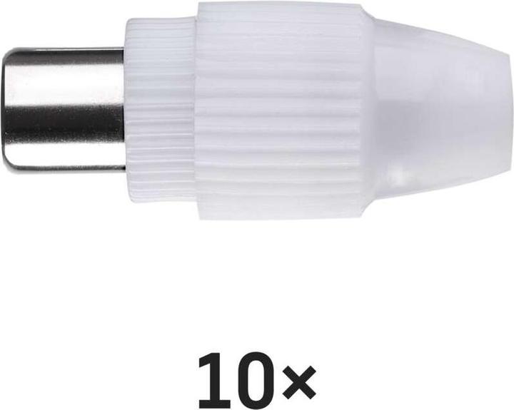 Produktbild Emos IEC Stecker, Schraubentyp direkt, 10 Stk.