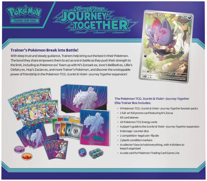 Immagine prodotto Pokémon Journey Together (Inglese, Elite / Top Trainer Box)