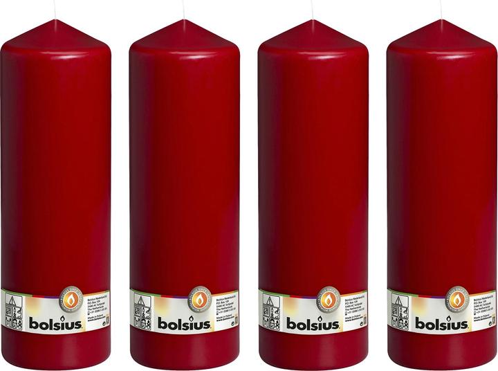 Immagine prodotto Bolsius Set di 4 candele a colonna (4 pz.)