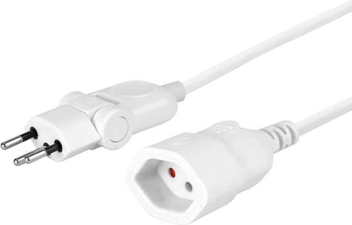 Produktbild Steffen Verlängerungskabel mit Klappstecker (3 m, Typ 13)