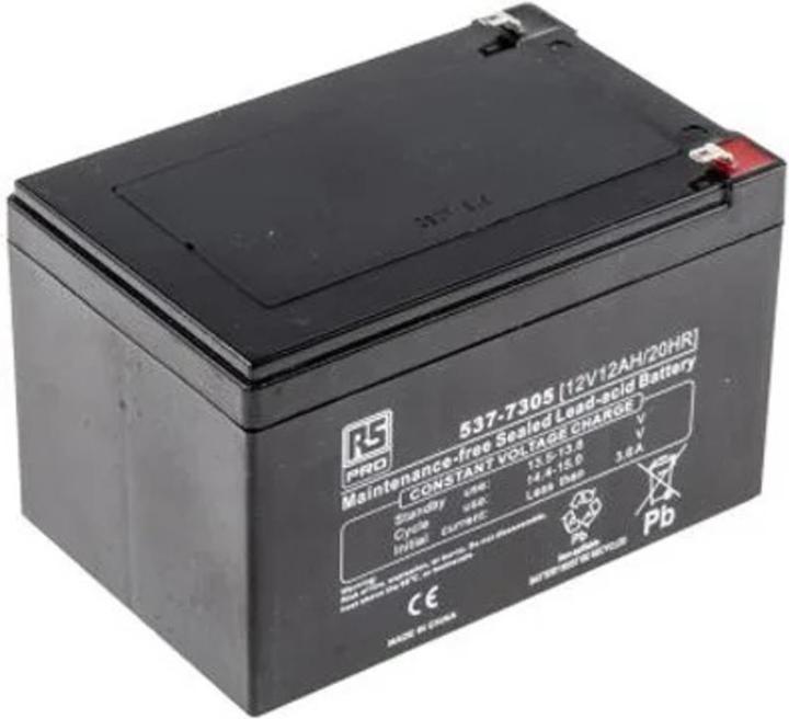 Actual product image Rs Pro Lead battery (12 V, 12000 mAh)