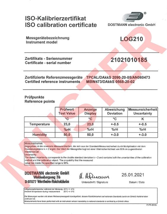 Immagine prodotto TFA Registratore di dati termo-igro LOG210
