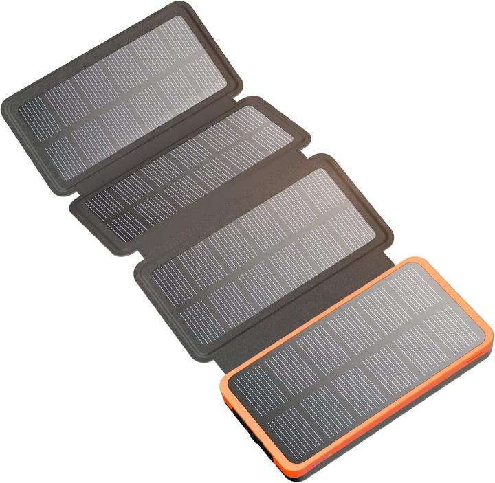 Image du produit Hiluckey Solar Powerbank mit 4 Solarpanels (25000 mAh, 15 W)