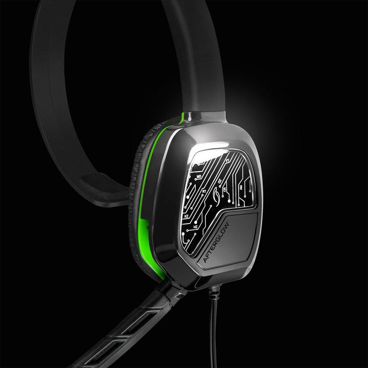 Actual product image PDP Afterglow LVL 1 Chat Headphones Wired Headband Gaming Black (Cable)
