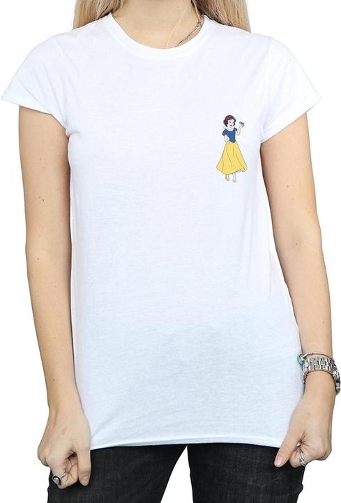 Actual product image Disney Princess Womens/Ladies Snow White Chest Cotton T-Shirt (L)
