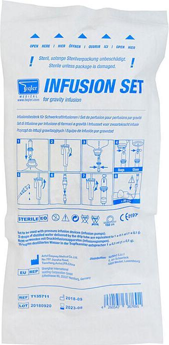 Produktbild Teqler Infusionsset Schlauch 150cm
