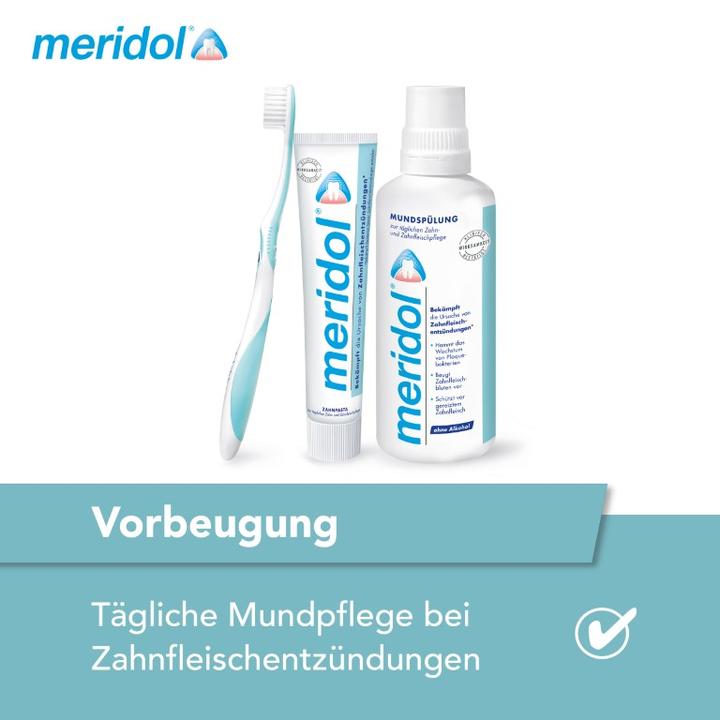 Produktbild Meridol med CHX 0,2 % Lösung zur Anwendung in der Mundhöhle, 300 ml Lösung (300 ml, Mundspülung)
