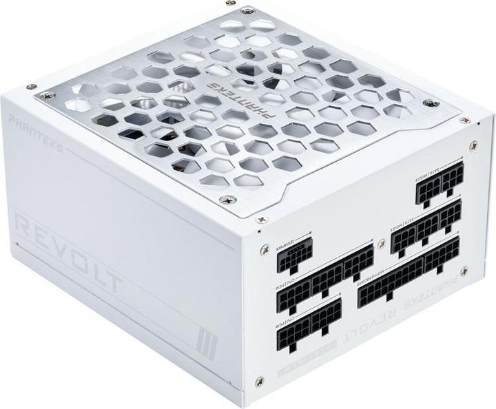Produktbild Phanteks Revolt 1000W Platinum, ATX 3.0, PCIe 5.0, vollmodular - 1000 Watt, weiss (1000 W)