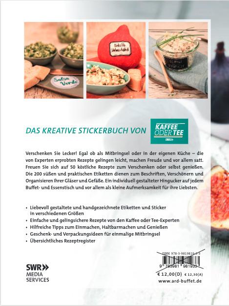 Produktbild Stickerbuch Topp Kaffee oder Tee 60 Seiten (Deutsch, Redaktion Kaffee oder Tee, 2021)