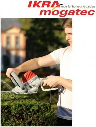 Actual product image Ikra Electric hedge trimmer Mogatec 600 Watt IHS 600 (Electric hedge trimmer)