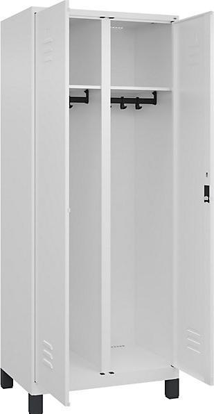 Produktbild C+P Schwarz-Weiss-Spind Classic PLUS (80 cm, 195 cm)