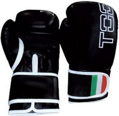 Sko Gants de boxe TOORX LEOPARD BOT-002 10oz black eco leather (10 OZ)