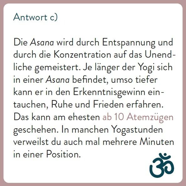 Produktbild Das Yoga-Quiz (Deutsch)