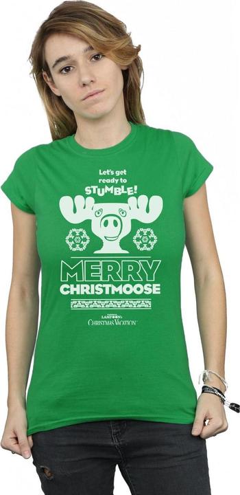 Image du produit National Lampoon´s Vacation National Lampoon's Christmas Vacation - T-shirt MERRY CHRISTMOOSE - Femme (XL)