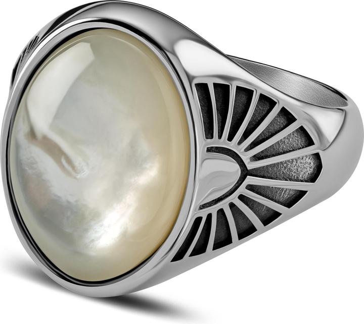 Silver, Beige > Steel