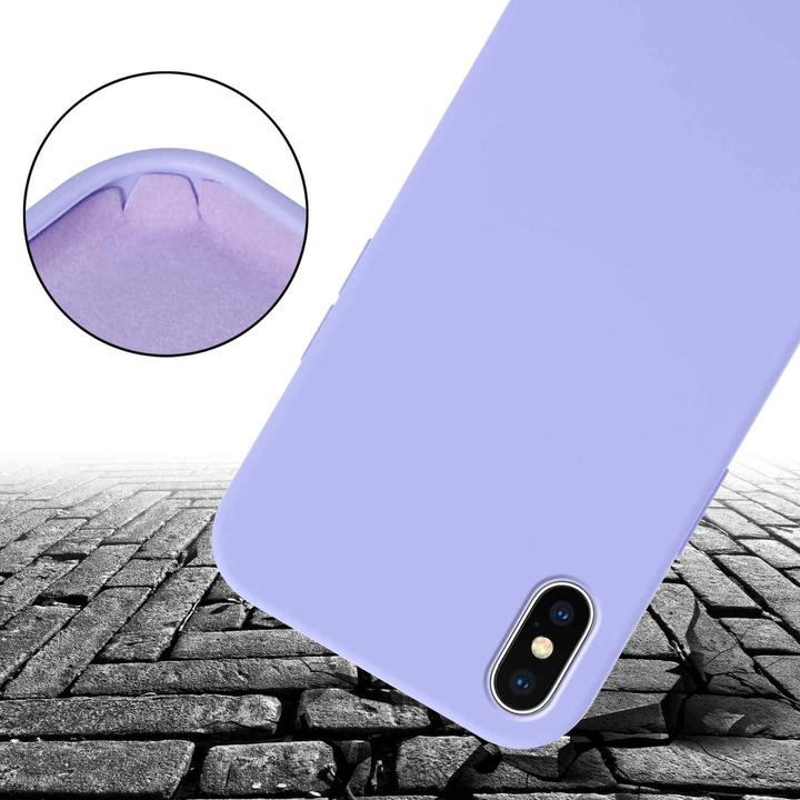Actual product image Cadorabo TPU Cover Mobile Phone Chain Liquid (Apple iPhone X)