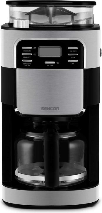 Produktbild Sencor SCE 7000BK Kaffeemaschine in Schwarz und Silber
