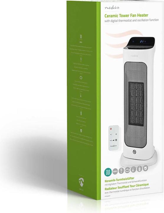 Produktbild Nedis Keramik-PTC-Heizlüfter (2000 W)