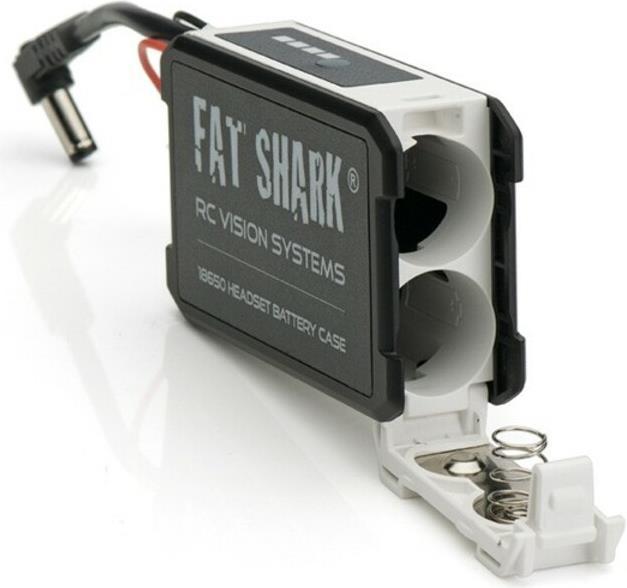 Actual product image Fat Shark Battery case for 18650 LiIon batteries