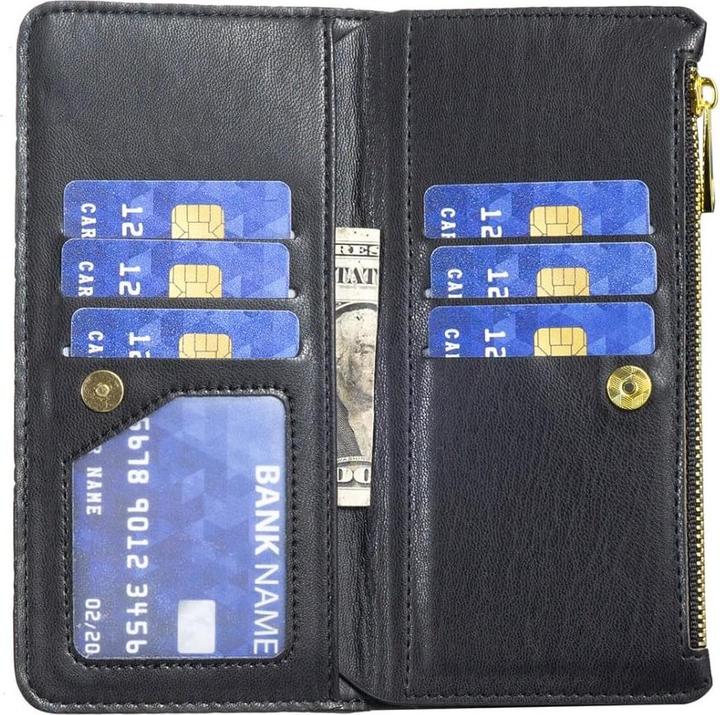 Actual product image Binfen Color Xiaomi Redmi 12C - BINFEN wallet case black (Xiaomi Redmi 12C)