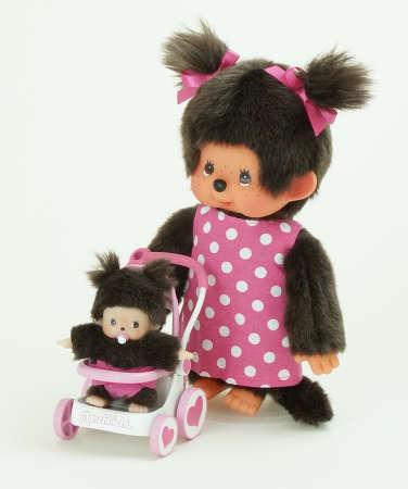 Produktbild Monchhichi Kinderwagenset Mutter mit Bebichhichi (20 cm)