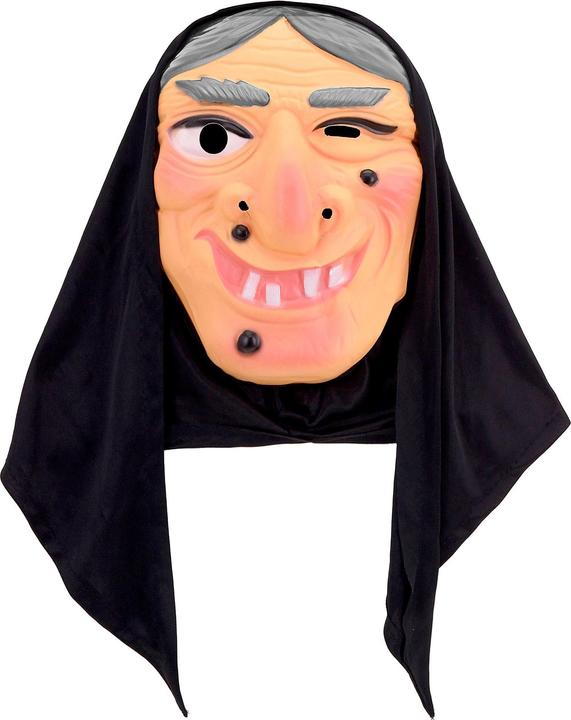 Image du produit Widmann HEXEN MASKE MIT KOPFTUCH aus Plastik