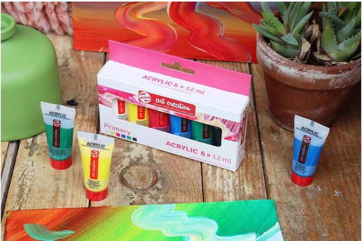 Image du produit Royal Talens Talens Art Creation Acrylfarben-Set Primär, 6x12ml (12 ml)