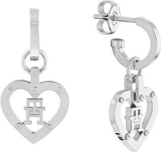Produktbild Tommy Hilfiger Matching Monogram Heart Hoop Earrings 2780923