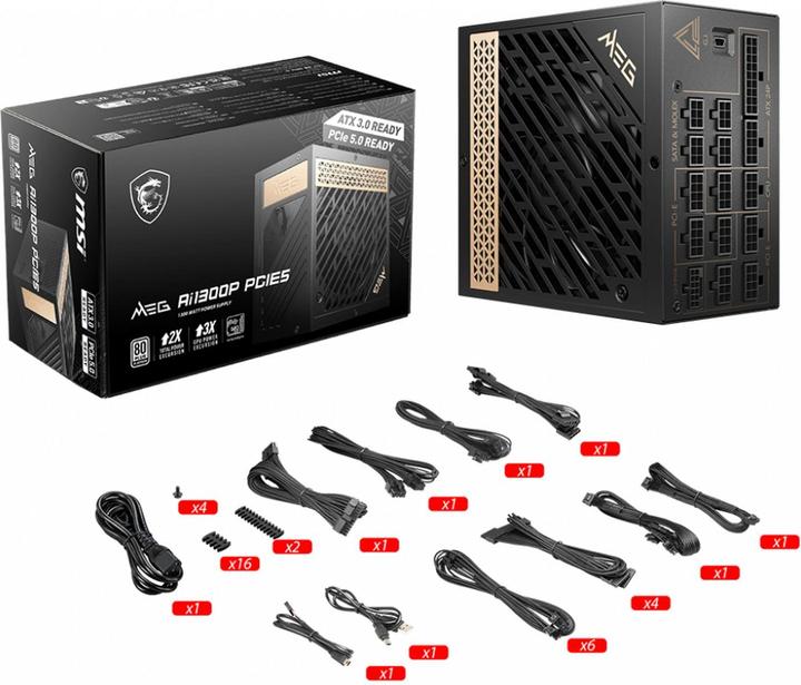 Produktbild MSI MEG Ai1300P PCIE5 (1300 W)