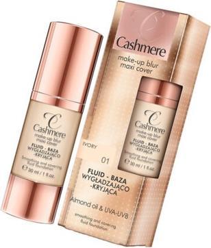 Cashmere Makeupur Maxi Coverfluid- Smoothing And Covering Base 01 Ivory 30Ml (01 Ivory)
