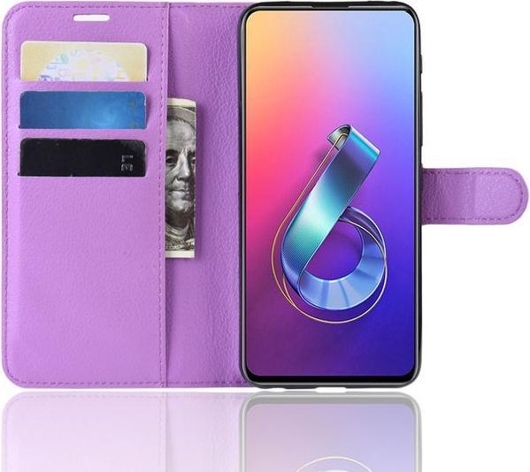 Actual product image MU Classic Litchi Leather Bookcover Series (Asus Zenfone 6)