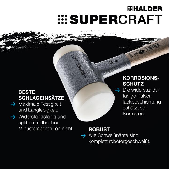 Actual product image Halder Nylon hammer (690 g)