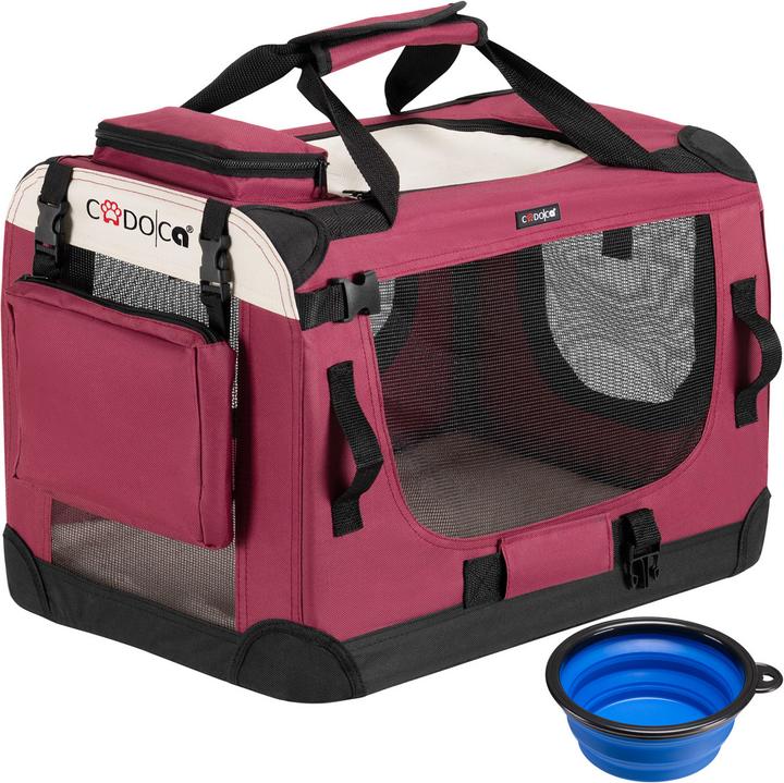 Cadoca Trasportino per Animali S/M/L/XL/XXL (Cane, Chiudibile a chiave, Traspirante)