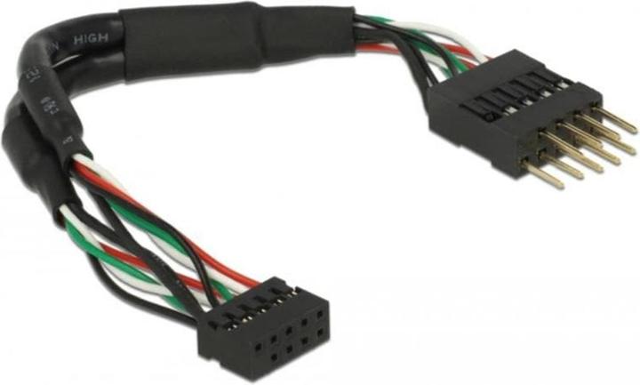 Actual product image Delock USB Pinheader Adapter internal, 12cm (0.12 m, Industrial cables)