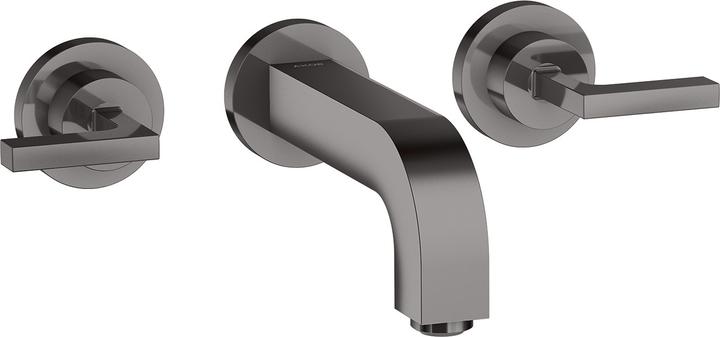 Actual product image Axor Citterio 3-hole basin mixer flush-mounted, spout 162mm, lever handles, rosettes for w