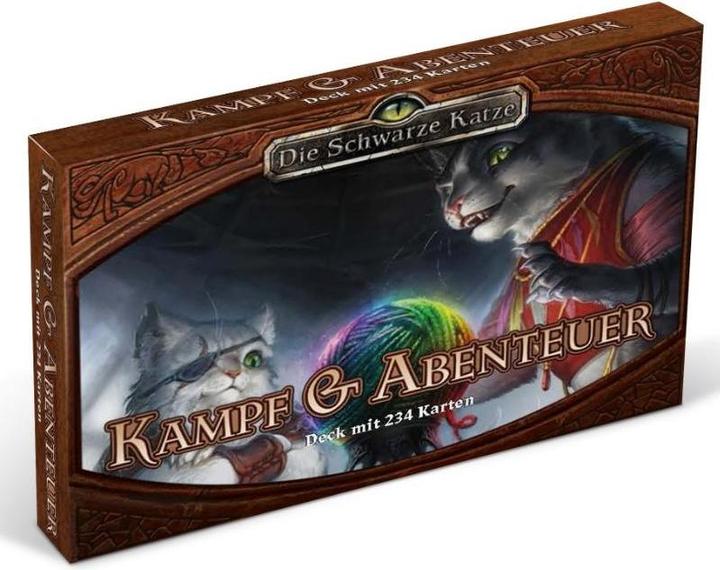 Produktbild Die Schwarze Katze - Kampf & Abenteuer, Spielkartenset (DE-Ausgabe) (Deutsch)